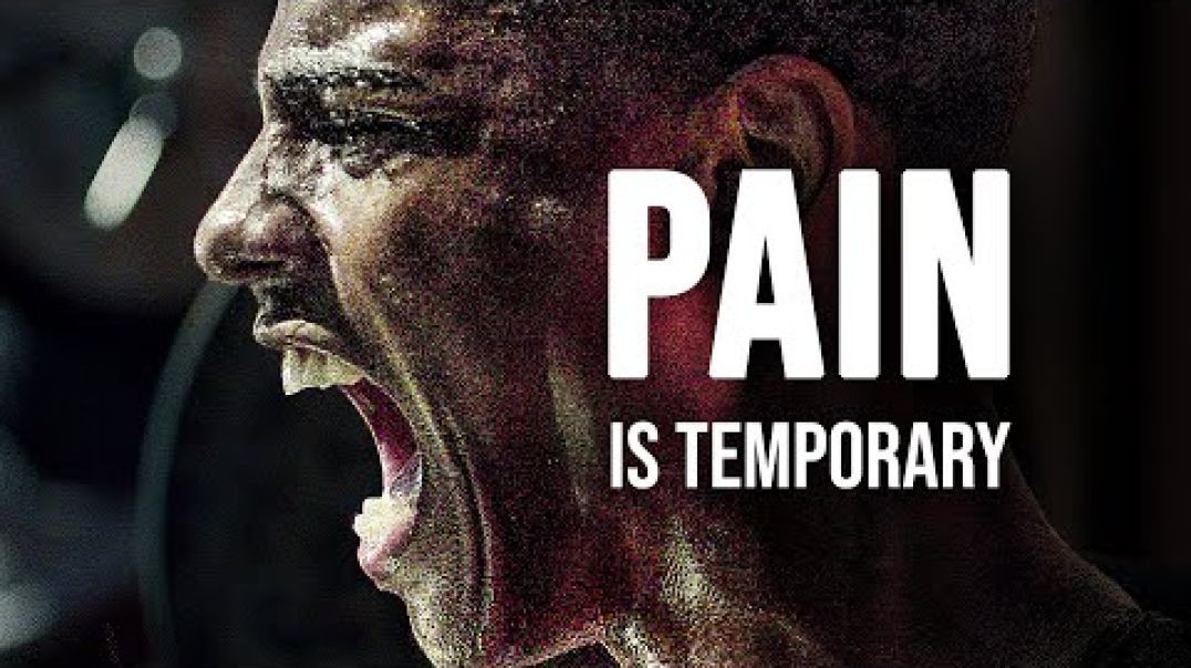⁣PAIN IS TEMPORARY - Motivational Speech