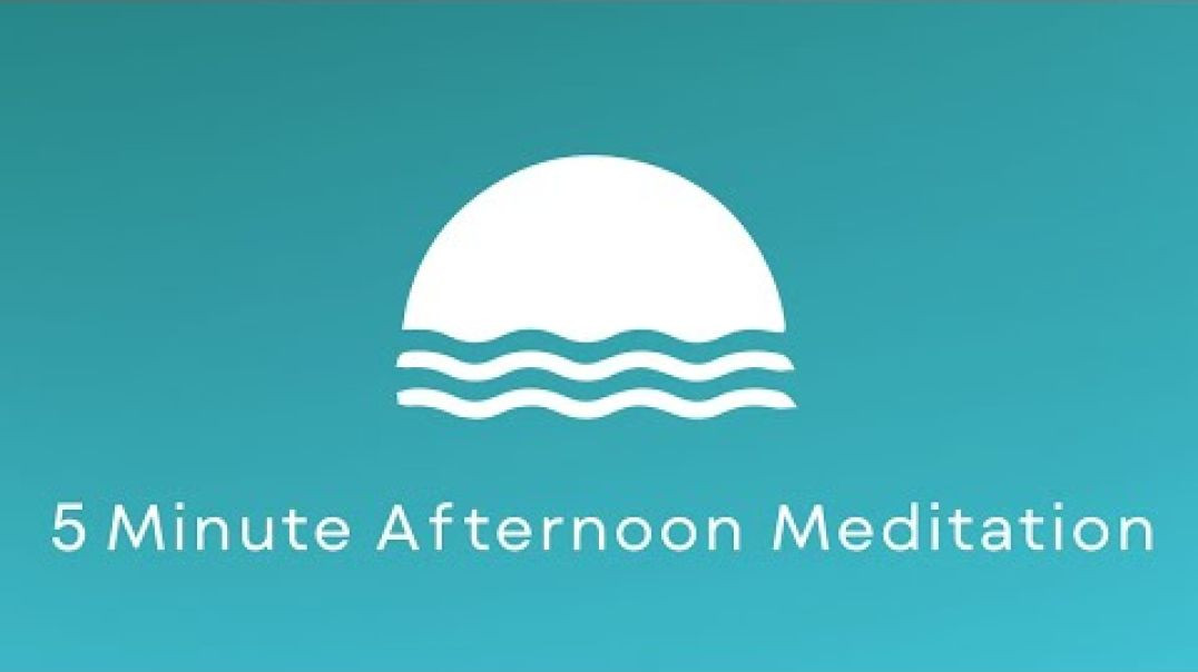 ⁣5-Minute Guided Afternoon Meditation for a Focus and Energy _ 2024 Daily Meditation Practice