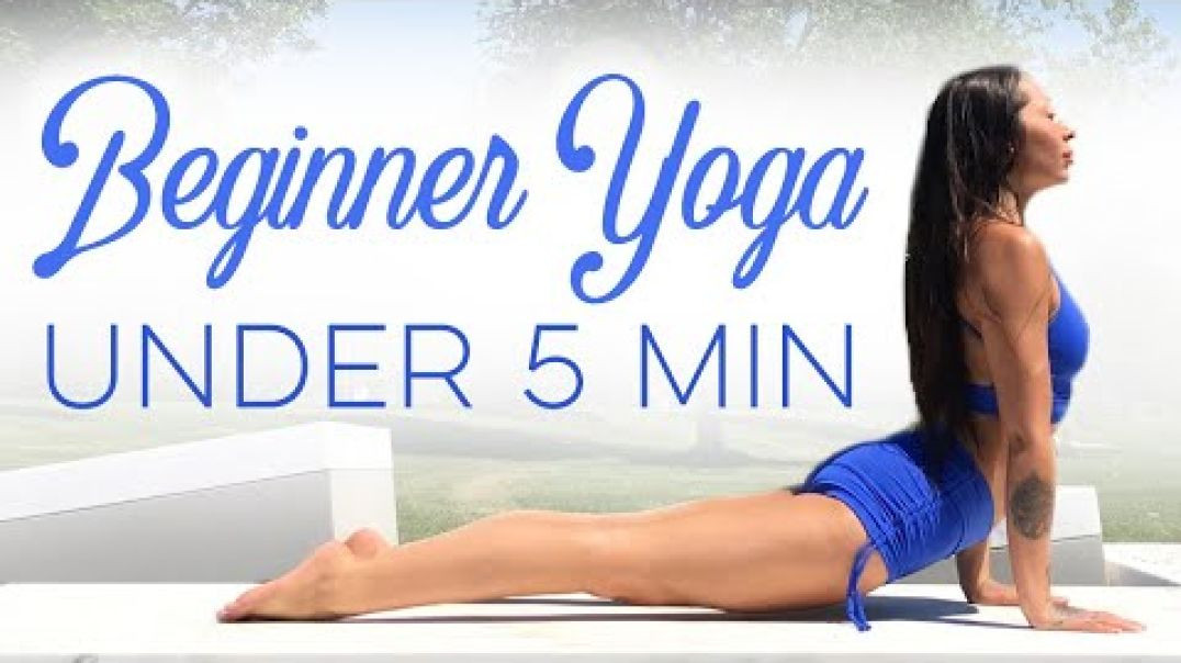 ⁣BEGINNERS 5 Minute Yoga Stretch