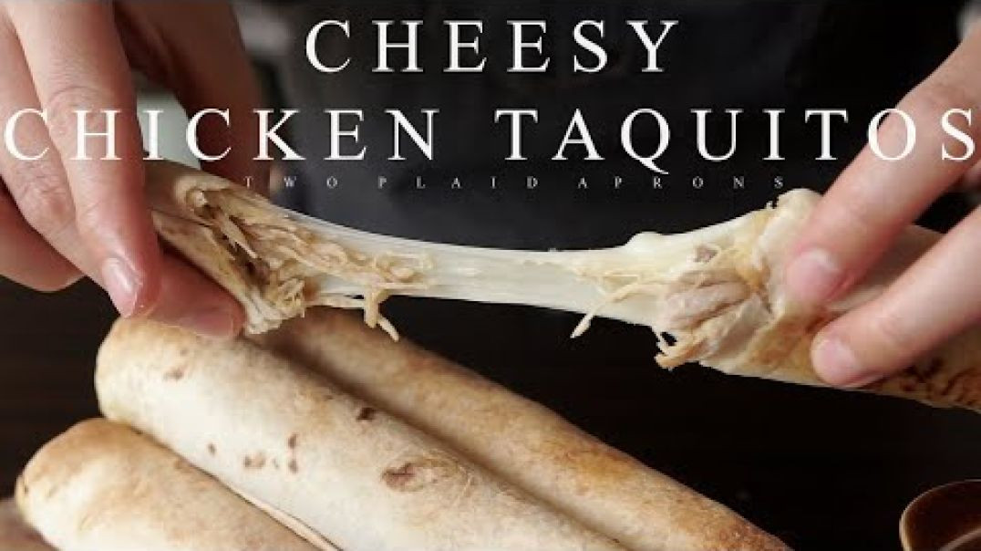 ⁣How To Make Cheesy Chicken Taquitos _ Instant Pot