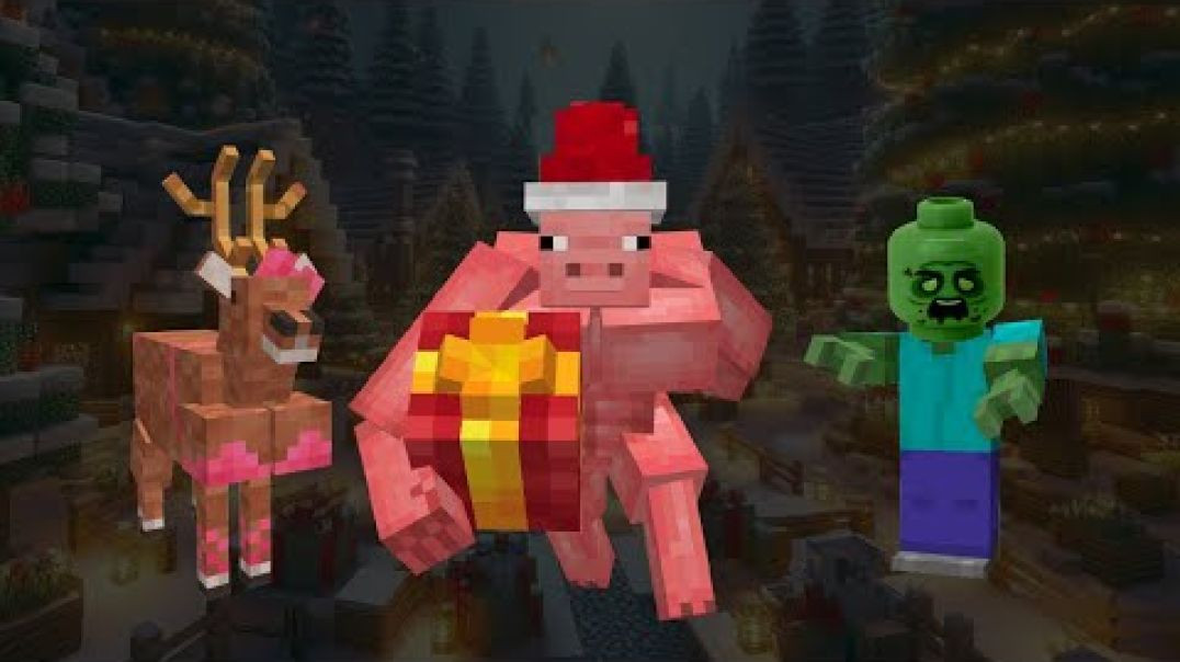 ⁣If Minecraft Had Christmas (cursed)