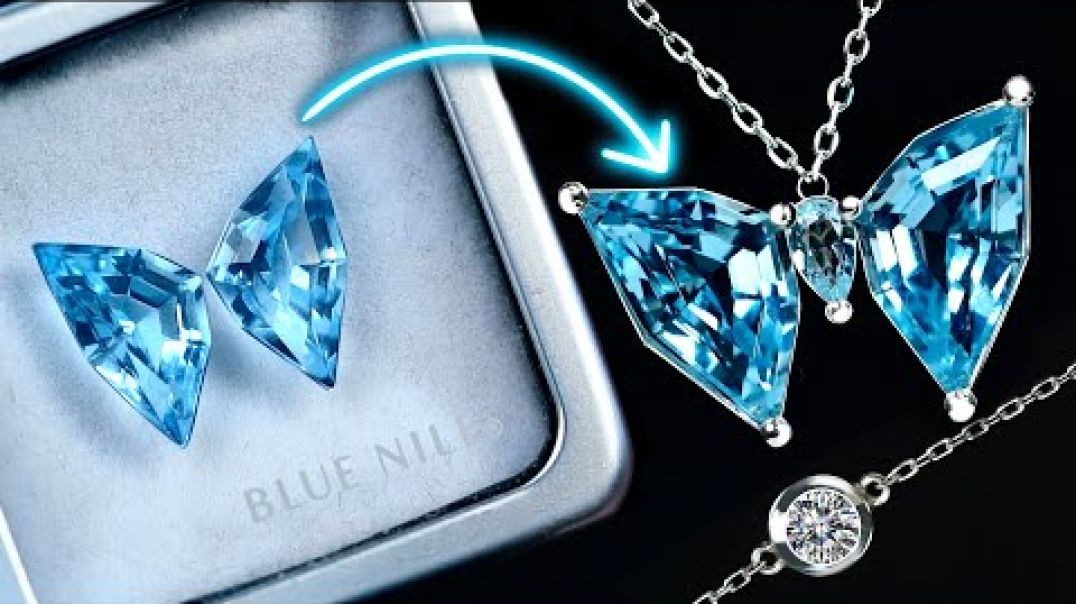 ⁣How the $30,000 Butterfly Gemstone Pendant Was Made