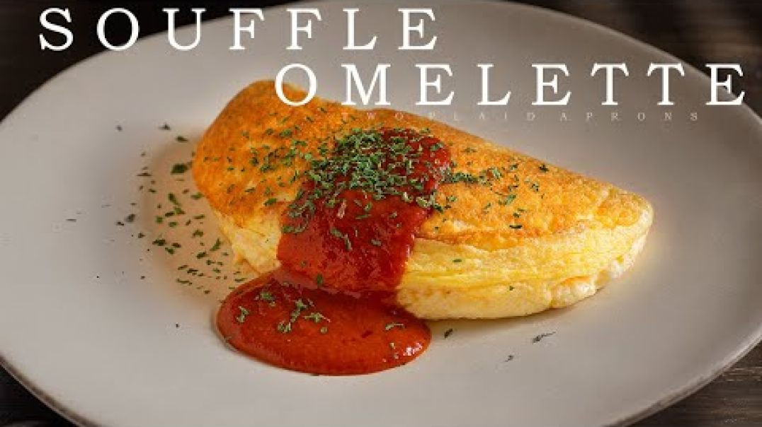 CHEFS MAKE FOOD WARS Souffle Omelette With Special Tomato Sauce _ Shokugeki no Soma