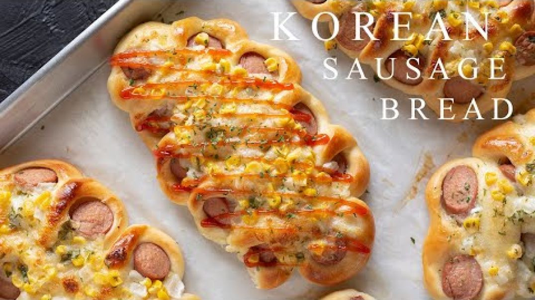 ⁣How To Make Korean Sausage Bread