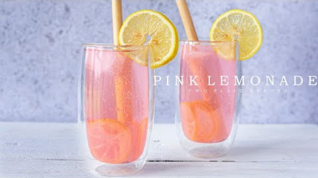 ⁣All Natural Pink Lemonade Recipe With Black Wolfberry (Black Goji Berry)
