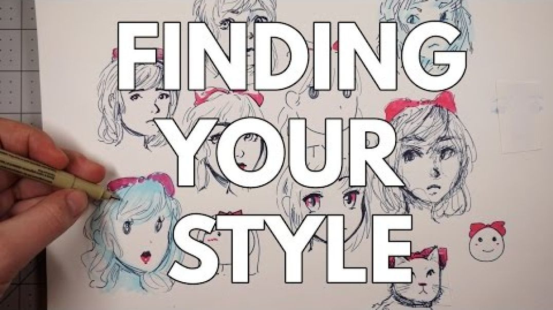 ⁣Finding Your Drawing Style + Sketching