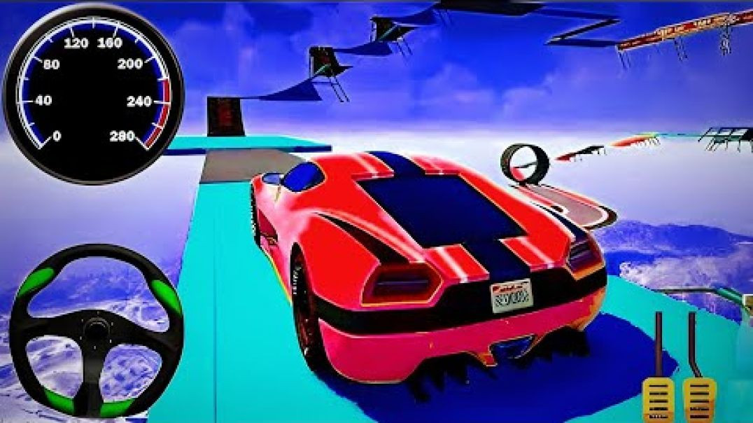 ⁣Ramp Car Racing - Car Racing 3D  - Android  Gameplay   👑👑