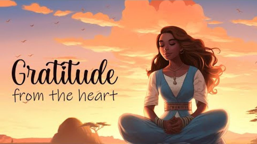 ⁣5 Minute Gratitude from the Heart (Guided Meditation)