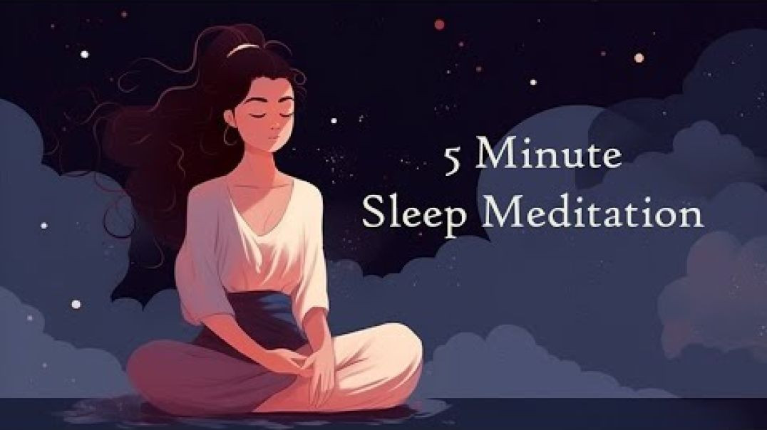 ⁣5 minute sleep meditation for a perfect nights sleep
