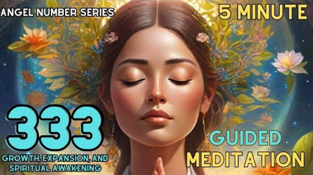 333 Meditation - Manifest Your Dreams - 5 Minute Guided Meditation for Angel Number 333 Alignment