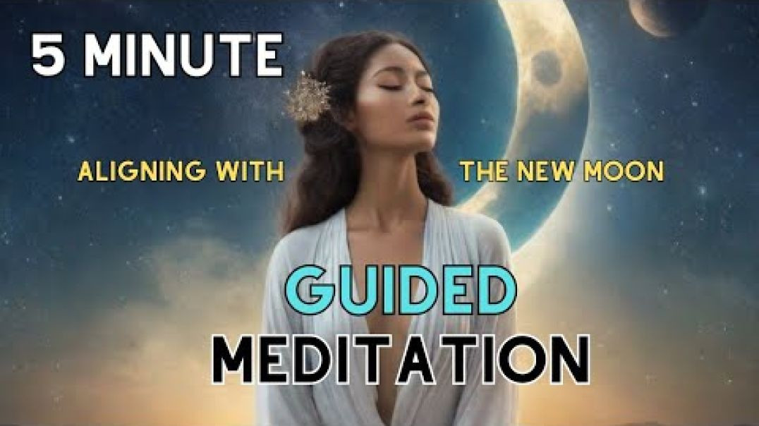 ⁣New Moon Meditation - Setting Intentions - 5 Minute Meditation