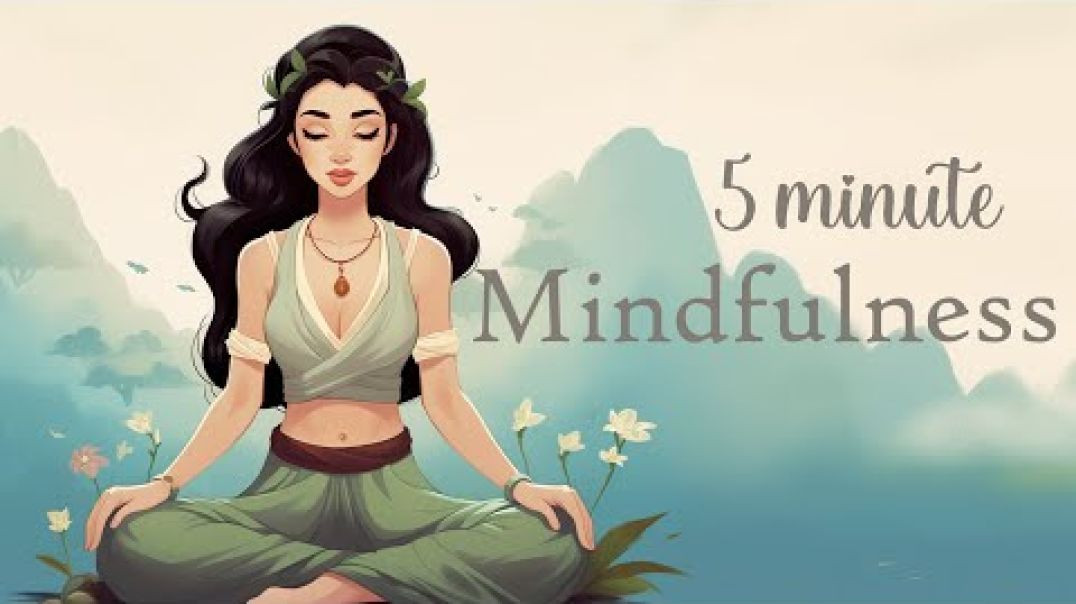 ⁣A 5 minute Mindfulness Meditation to Start the Day